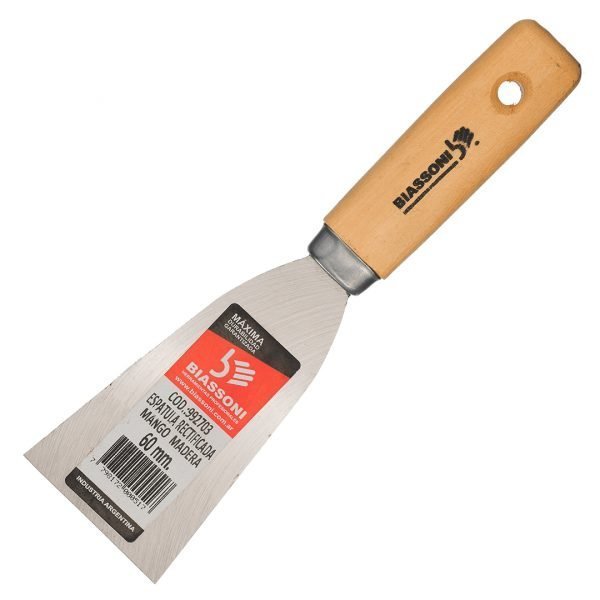 ESPATULA PINTOR RECTIFICADA PRO – CABO DE MADERA