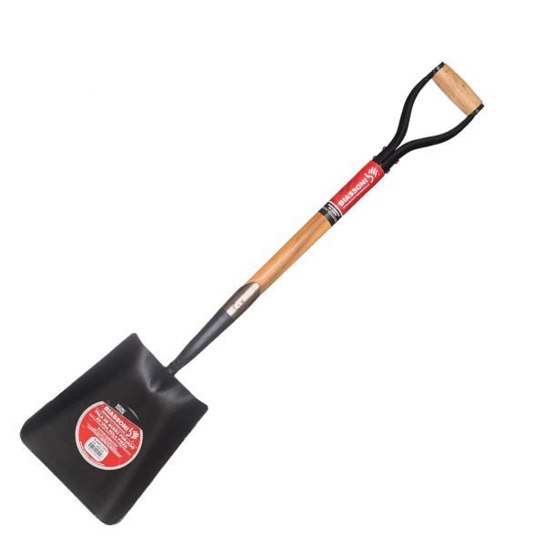 PALA FORJADA CUADRADA/PALEAR CABO CORTO CON EMP. DE MADERA